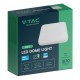 Plafoniera 18w ip44 4000k alb neutru - alb