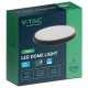 Plafoniera led 18w ip44 4000k alb neutru - negru Plafoniera led 18w ip44 4000k alb neutru - negru