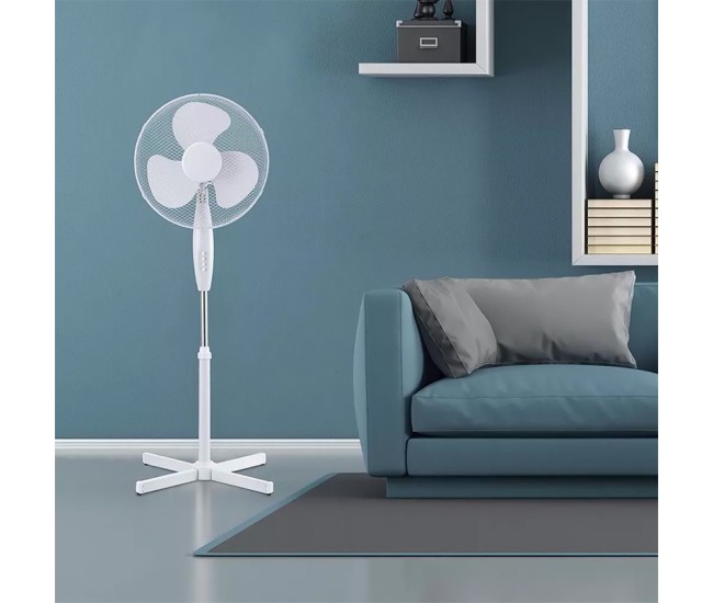 Ventilator cu picior 120cm 40w - alb Ventilator cu picior 120cm 40w - alb