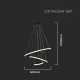 Candelabru led 32w 3000k 60x40x100cm - negru Candelabru led 32w 3000k 60x40x100cm - negru
