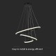 Candelabru led 32w 3000k 60x40x100cm - negru Candelabru led 32w 3000k 60x40x100cm - negru