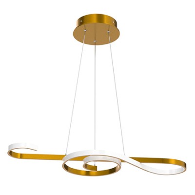 Candelabru led 18w 3000k 70x100cm - auriu