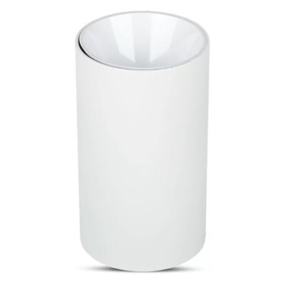 Corp iluminat rotund cu soclu gu10 - alb Corp iluminat rotund cu soclu gu10 - alb