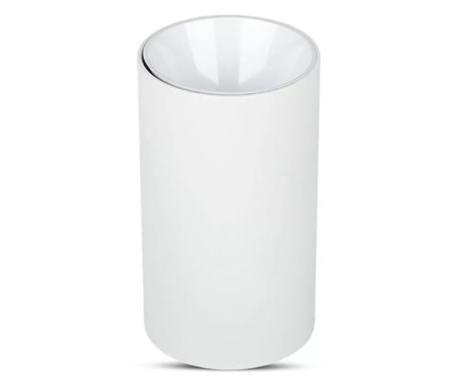 Corp iluminat rotund cu soclu gu10 - alb Corp iluminat rotund cu soclu gu10 - alb