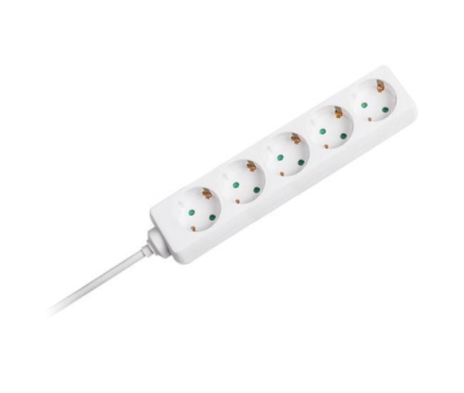 Prelungitor 5 cai 1.5m(3g1.5mm2) alb Prelungitor 5 cai 1.5m(3g1.5mm2) alb