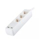 Prelungitor 3 cai + 2usb 5m(3g1.5mm2) alb Prelungitor 3 cai + 2usb 5m(3g1.5mm2) alb