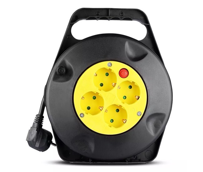 Prelungitor rola 4 cai 10m(3g1.5mm2)