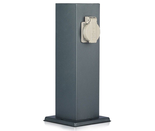 Stalp exterior cu priza 2 cai  ip44