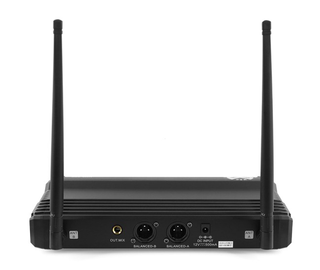 Statie 2 microfoane uhf wireless Statie 2 microfoane uhf wireless