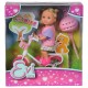 Papusa Simba Evi Love My First Bike 12 cm roz Papusa Simba Evi Love My First Bike 12 cm roz