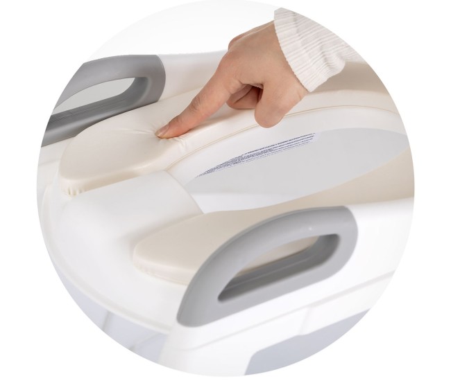 Reductor toaleta cu scara Chipolino Kiddy grey