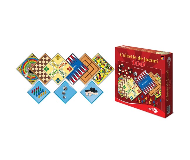 Set jocuri Noris Colectie cu 100 de jocuri Set jocuri Noris Colectie cu 100 de jocuri