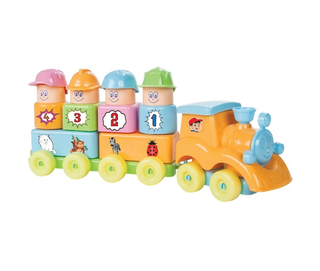 Set constructie Pilsan My First Train 33 piese Set constructie Pilsan My First Train 33 piese