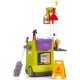 Set jucarie Chipolino Cleaning Trolley cu 16 accesorii Set jucarie Chipolino Cleaning Trolley cu 16 accesorii