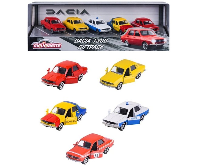 Set Majorette Dacia 1300 cu 5 masinute
