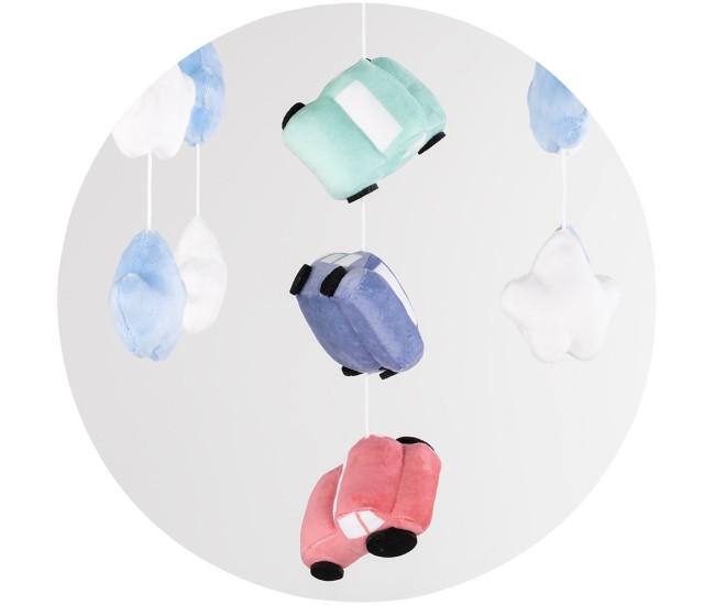 Carusel muzical pentru patut cu proiector Chipolino Cars Carusel muzical pentru patut cu proiector Chipolino Cars