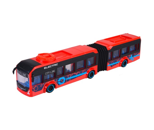 Autobuz Dickie Toys Volvo City Bus 40 cm rosu
