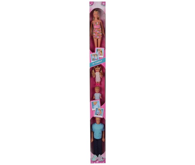 Set Simba Steffi Love Family XL cu 4 papusi Set Simba Steffi Love Family XL cu 4 papusi