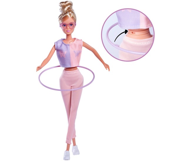 Papusa Simba Steffi Love Hula Hoop 29 cm cu accesorii Papusa Simba Steffi Love Hula Hoop 29 cm cu accesorii