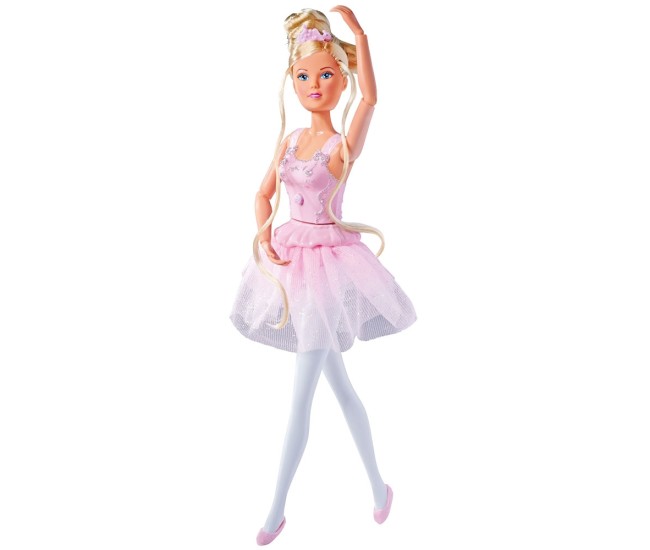 Papusa Simba Steffi Love Dancing Ballerinas 29 cm cu figurina