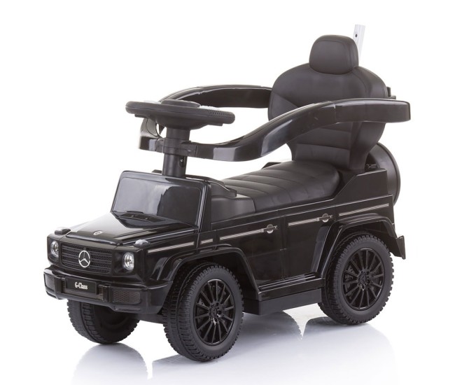 Masinuta de impins Chipolino Mercedes G350 black cu maner si copertina
