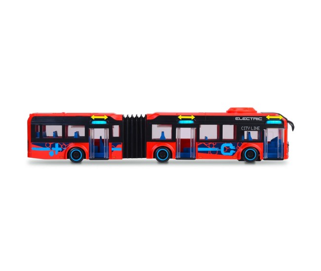 Autobuz Dickie Toys Volvo City Bus 40 cm rosu