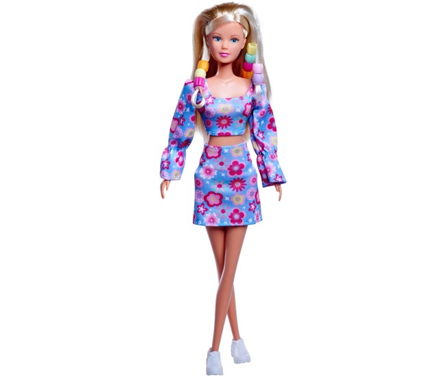 Papusa Simba Steffi Love Hair Beads 29 cm cu accesorii