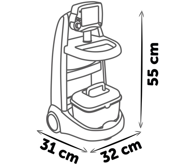 Jucarie Smoby Set doctor cu carucior si accesorii Jucarie Smoby Set doctor cu carucior si accesorii