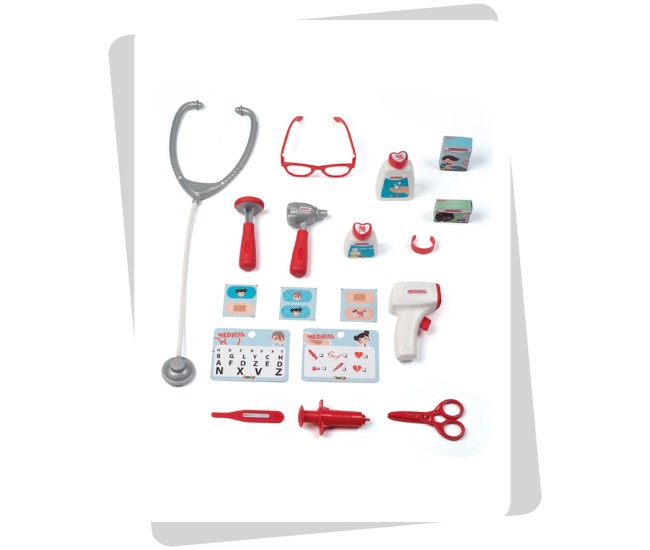 Jucarie Smoby Set doctor cu carucior si accesorii Jucarie Smoby Set doctor cu carucior si accesorii