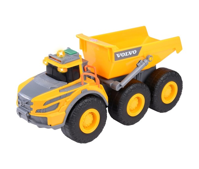Camion basculant Dickie Toys Volvo Articulated Hauler 23 cm cu lumini si sunete Camion basculant Dickie Toys Volvo Articulated Hauler 23 cm cu lumini si sunete