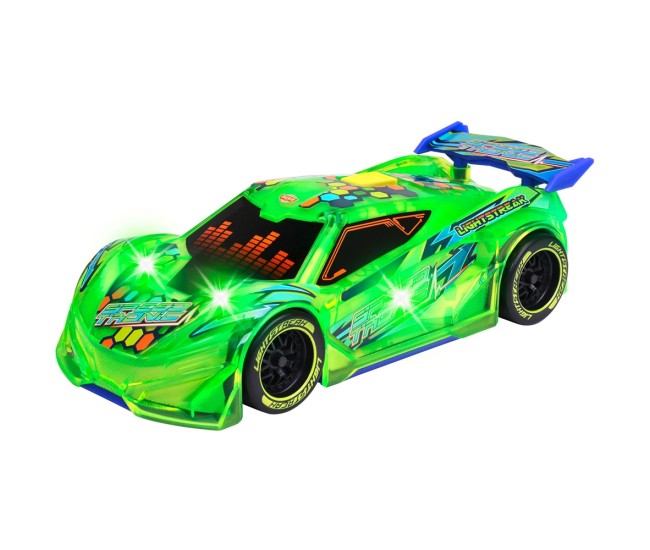 Masina Dickie Toys Speed Tronic 20 cm verde cu lumini si sunete Masina Dickie Toys Speed Tronic 20 cm verde cu lumini si sunete