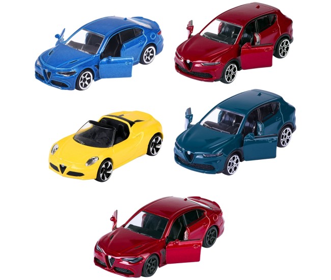 Set Majorette Alfa Romeo cu 5 masinute Set Majorette Alfa Romeo cu 5 masinute