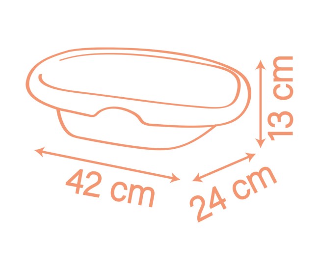 Set de baie pentru papusa Smoby Baby Nurse Bath cu 8 accesorii