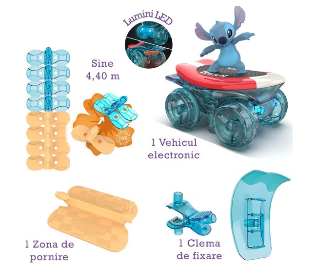 Pista Smoby Stitch FleXtreme Set circuit de curse