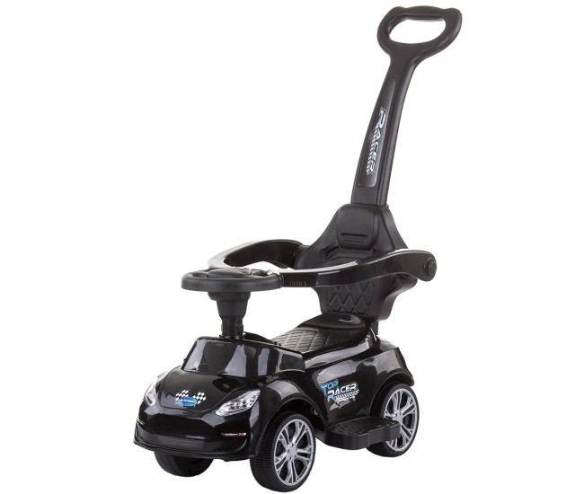 Masinuta de impins Chipolino Turbo black cu maner