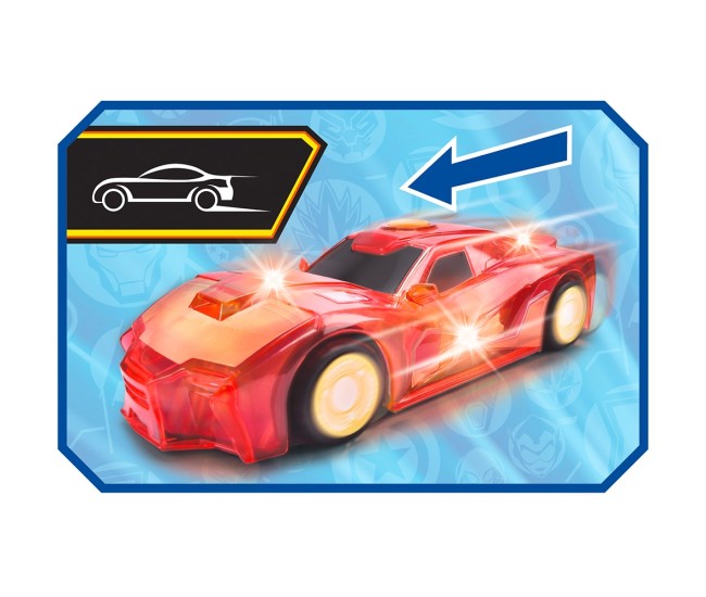 Masina Jada Toys Marvel Light Hero Iron Man 1:32 15 cm Masina Jada Toys Marvel Light Hero Iron Man 1:32 15 cm