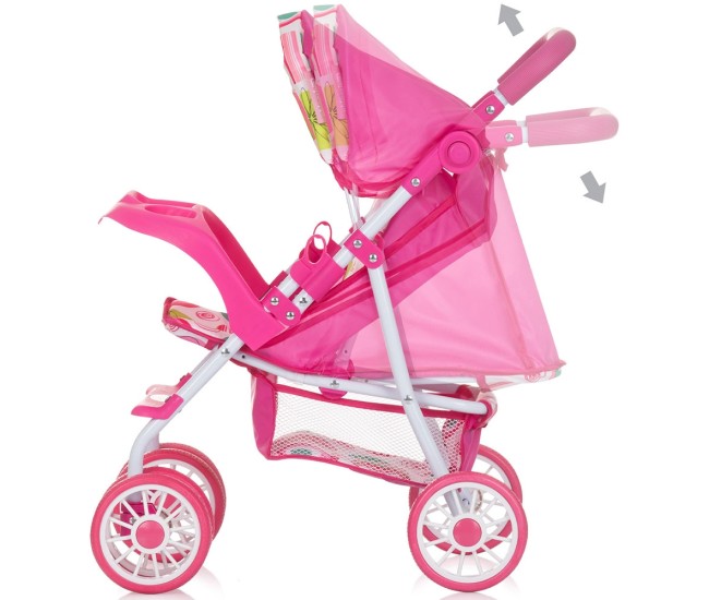 Carucior pentru papusi Chipolino Dolly multicolor Carucior pentru papusi Chipolino Dolly multicolor