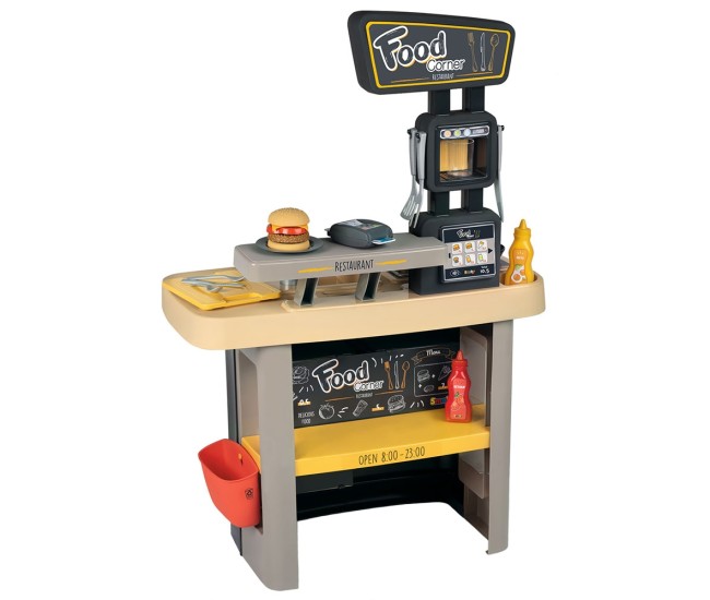 Restaurant pentru copii Smoby Food Corner negru