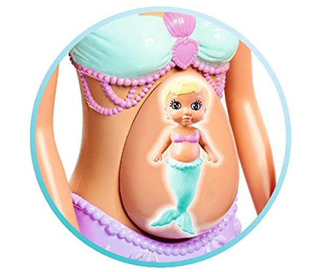 Set Simba Steffi Love Mermaid Family papusa Steffy 29 cm, papusa Kevin 29 cm si accesorii Set Simba Steffi Love Mermaid Family papusa Steffy 29 cm, papusa Kevin 29 cm si accesorii