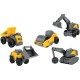 Set Dickie Toys Volvo Micro Workers 9 cm cu 5 vehicule Set Dickie Toys Volvo Micro Workers 9 cm cu 5 vehicule