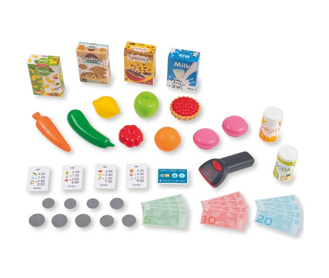 Magazin pentru copii Smoby Super Market cu 42 accesorii Magazin pentru copii Smoby Super Market cu 42 accesorii