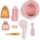 Set de baie pentru papusa Smoby Baby Nurse Bath cu 8 accesorii