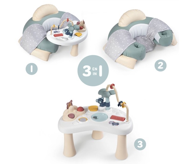 Centru de activitati Smoby Cotoons Cosy verde