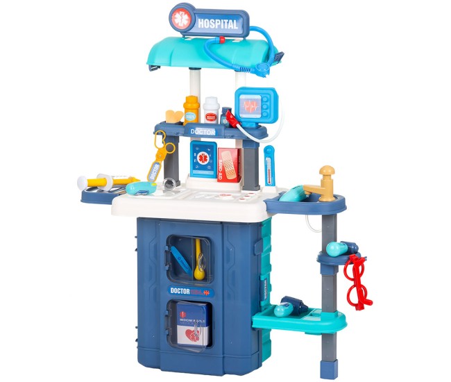Set jucarie Chipolino Doctor 3 in 1 72,5 cm cu accesorii