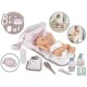 Gentuta de infasat pentru papusa Smoby Baby Nurse Changing Bag crem cu accesorii