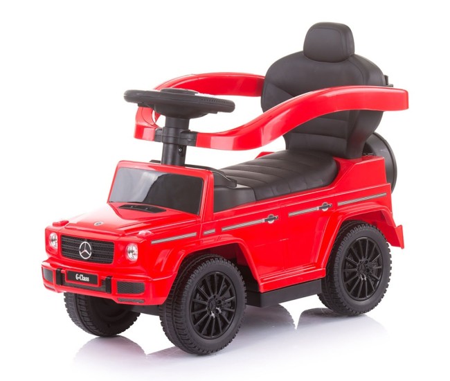 Masinuta de impins Chipolino Mercedes G350 red cu maner si copertina Masinuta de impins Chipolino Mercedes G350 red cu maner si copertina