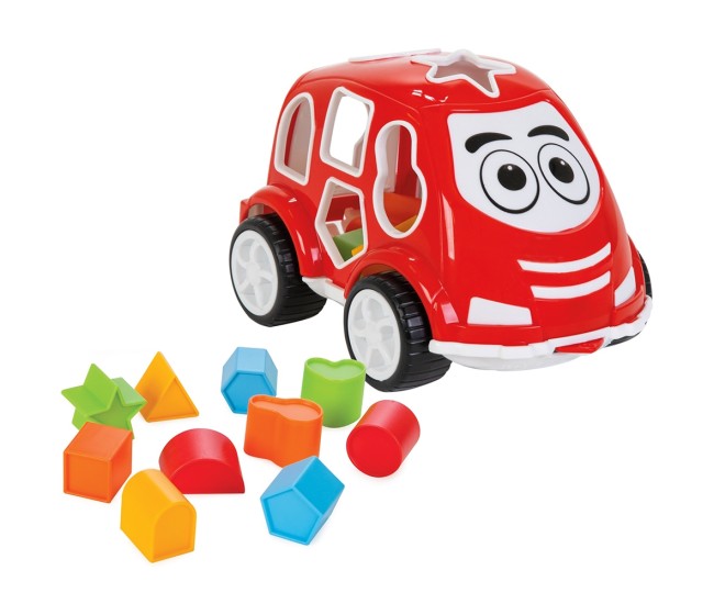 Jucarie cu sortator Pilsan Car red