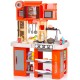 Set jucarie Chipolino Kitchen 84 cm cu sistem de curgere apa, lumini, sunete si 79 accesorii