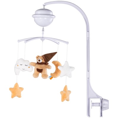 Carusel muzical pentru patut cu proiector Chipolino Bear Carusel muzical pentru patut cu proiector Chipolino Bear