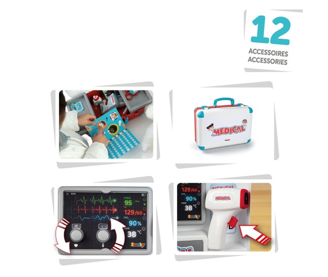 Jucarie Smoby Trusa doctor Medical Case Jucarie Smoby Trusa doctor Medical Case